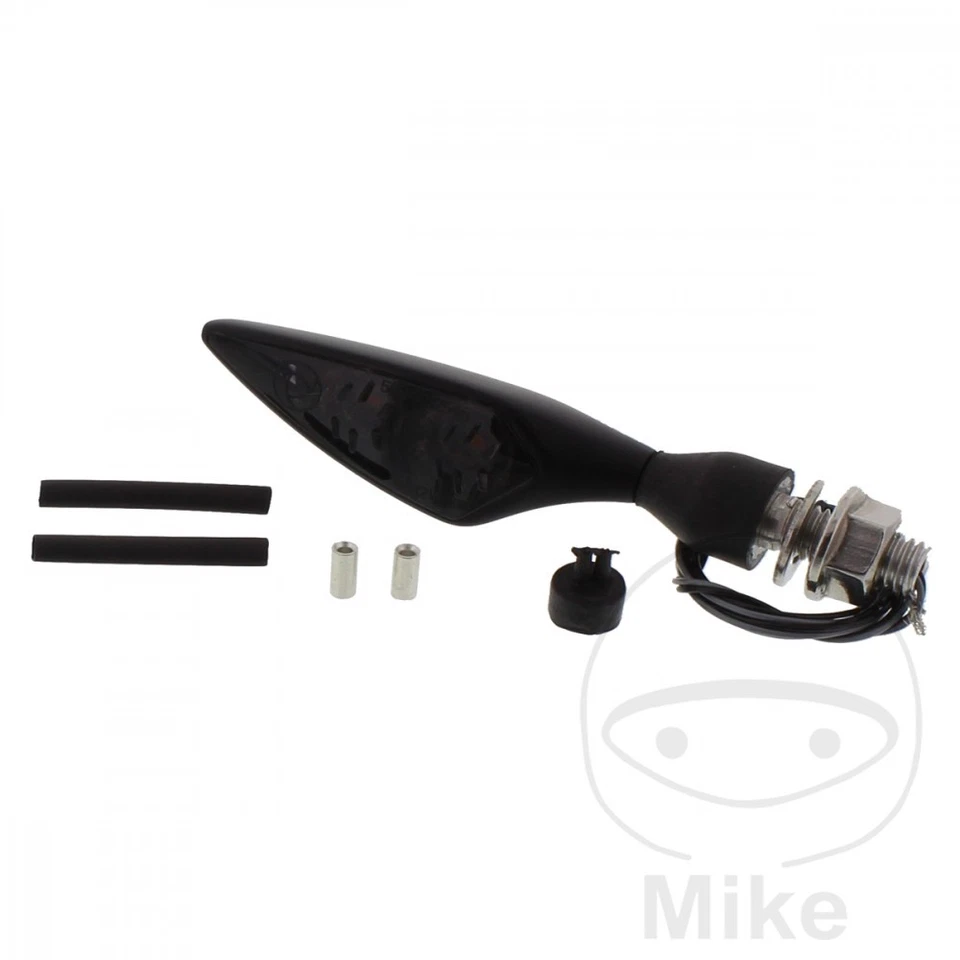 Mini clignotant Kellermann Micro Rhombus Noir foncé LED FR / RL connecteur M8 - Photo 1/1