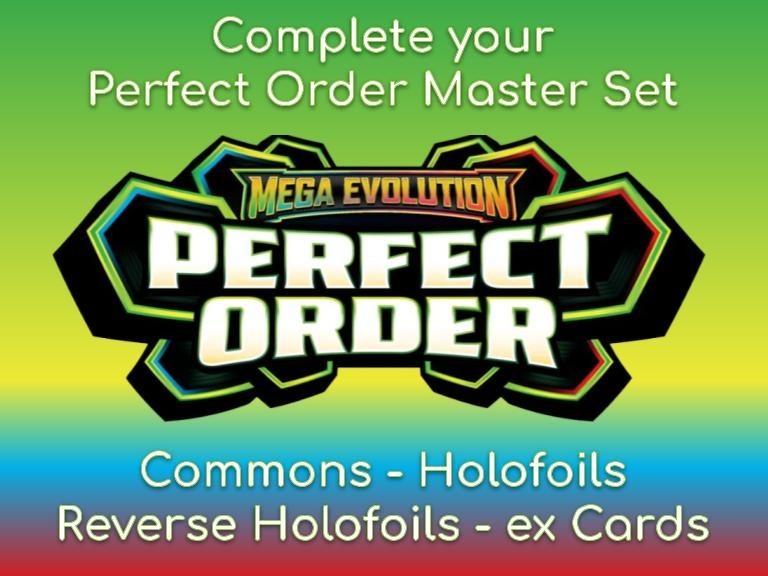 Perfect Order - Pokemon TCG - Choose Your Commons, Holos, Reverse Holos, and ex