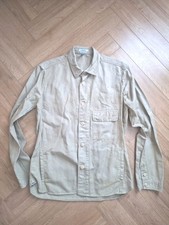 Mens J Lindberg Khaki Cotton Heavt Shirt Size Small Uk