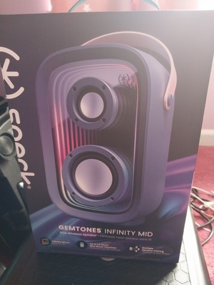 Speck Gemstones Infinity MID Wireless Speaker, Black