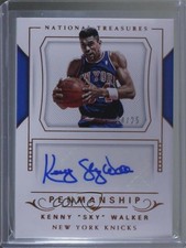 2017 Panini National Treasures Penmanship Bronze 24/25 Kenny Walker Sky Auto 4m6