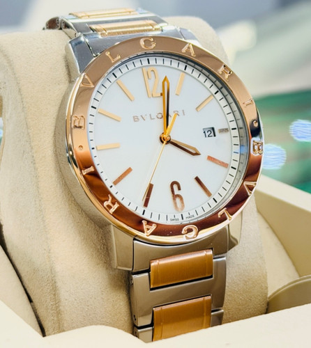 Bulgari Bulgari BB41SWPGD 41mm 18k Rose Gold / Steel Automatic Watch