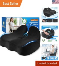 Seat Cushion, Memory Foam Office Chair Seat Cushion for Office Chairs/Car/Lon...