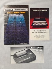 Lot Of 3 Timex Sinclair 1000 Manuals And Cata...