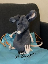 Jellycat Lachlan Sad Rat - Authentic - Brand New With Tag and bag - Fast ship