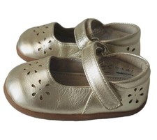 See Kai Run Toddler Girls Ginger II Fashion Gold Mary Janes Shoes Size 5