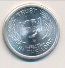 1973 RCN ONE FREE MAN GOD AND COUNTRY 1 ONE TROY OUNCE .999 SILVER ROUND