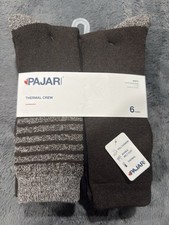 Winter Socks Thermal Mens 6 Pack New With Tags By Pajar Canada Size 7-12  WARM 