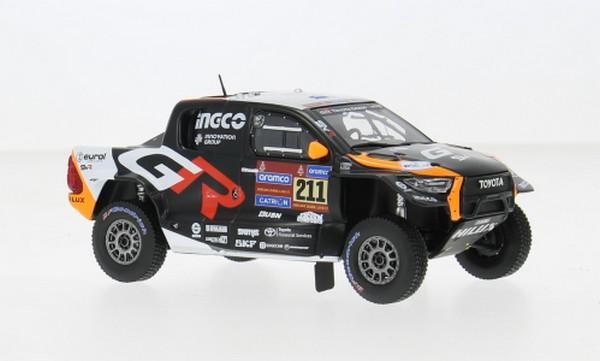 1:43 Ixo Toyota Hilux Gr Dkr Evo T1+ #211 Rally Dakar 2025 Lategan RAM985.22 Mod-image