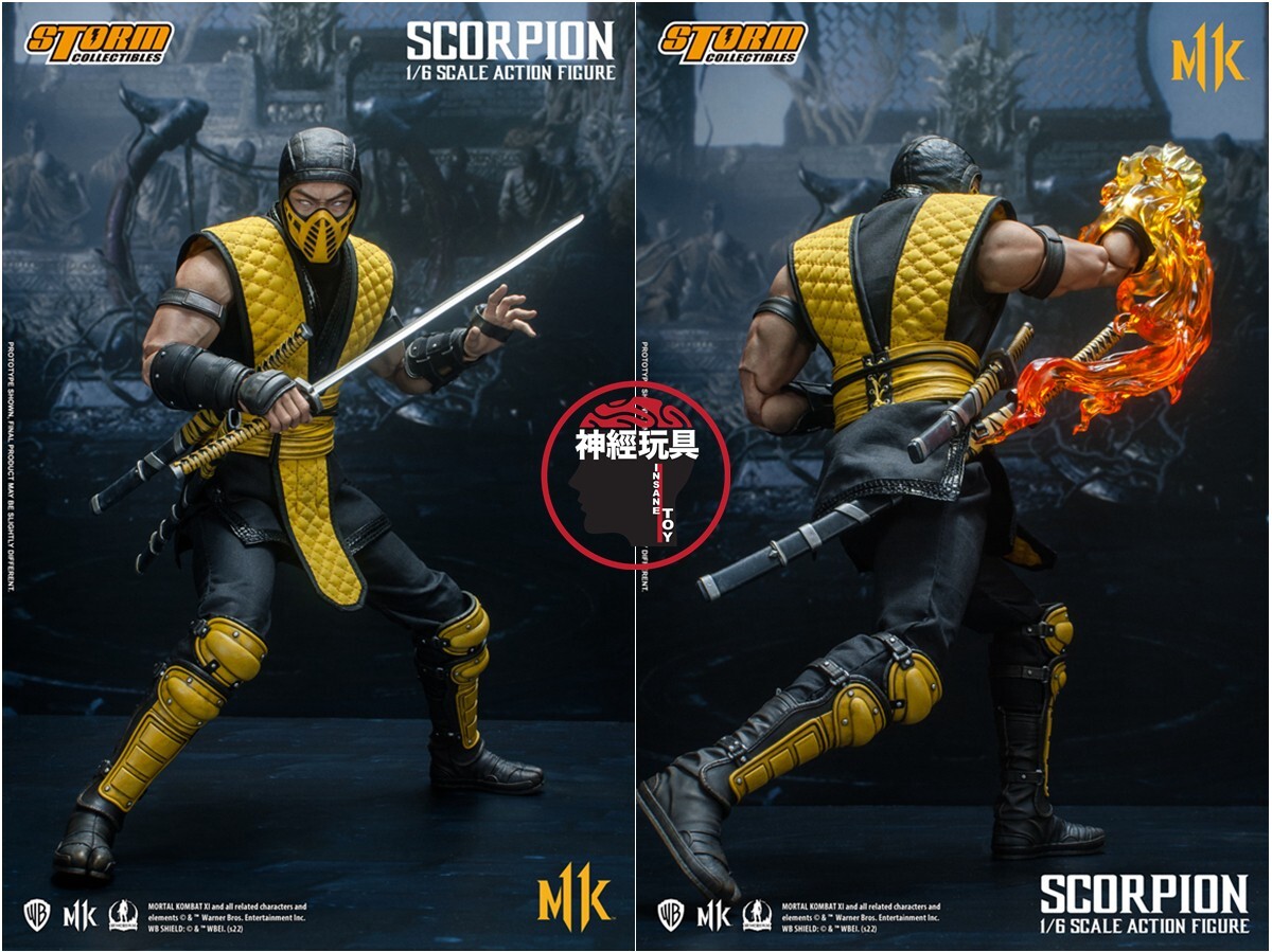 Scorpion Mortal Kombat storm モータルコンバット Amazon.com: Storm Collectibles - Mortal Kombat 11 - Scorpion