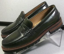 205978 MS50 DONNELL PENNY MEN'S SHOES 9 M BROWN LEATHER BY JOHNSTON & MURPHY