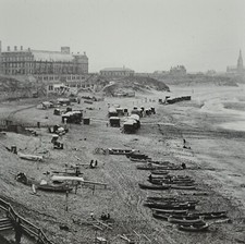 Antique Magic Lantern Slide Photo Yarmouth Long Sands