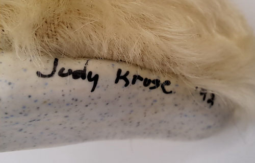 Stoneface Bears Judy Kruse ANDRE 1992 Signed Ceramic Mohair OOAK RARE - Picture 13 of 16