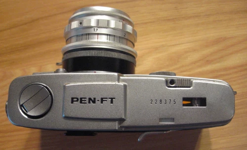 Olympus Pen FT Half Frame Film Camera with Olympus-Pen Mount Adaptor E