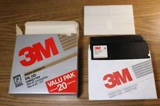3M Floppy Diskettes 5.25" Lot of 18 - DS HD IBM AT Compatible 5 1/4