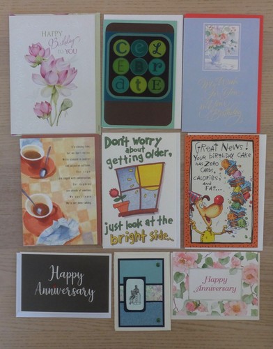 45 All-Occasion Greeting Cards, Birthday, Blank Note, Anniversary, Baby & More