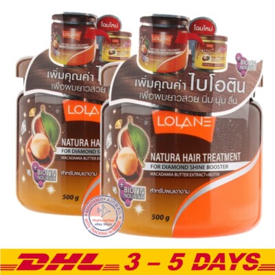 500g x 2 : Lolane Natura Hair Treatment for Nourishing & Diamond Shine Booster