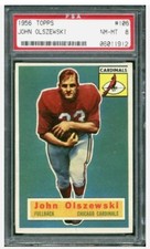 1956 Topps John Olszewski SP Short Print #106 PSA 8 NM MT Low Pop None Higher