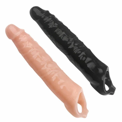 11"Male Cock-Girth-Enlarger-Enhancer-Penis-Extension-Extender-Sheath-Sleeve USA - Picture 15 of 29