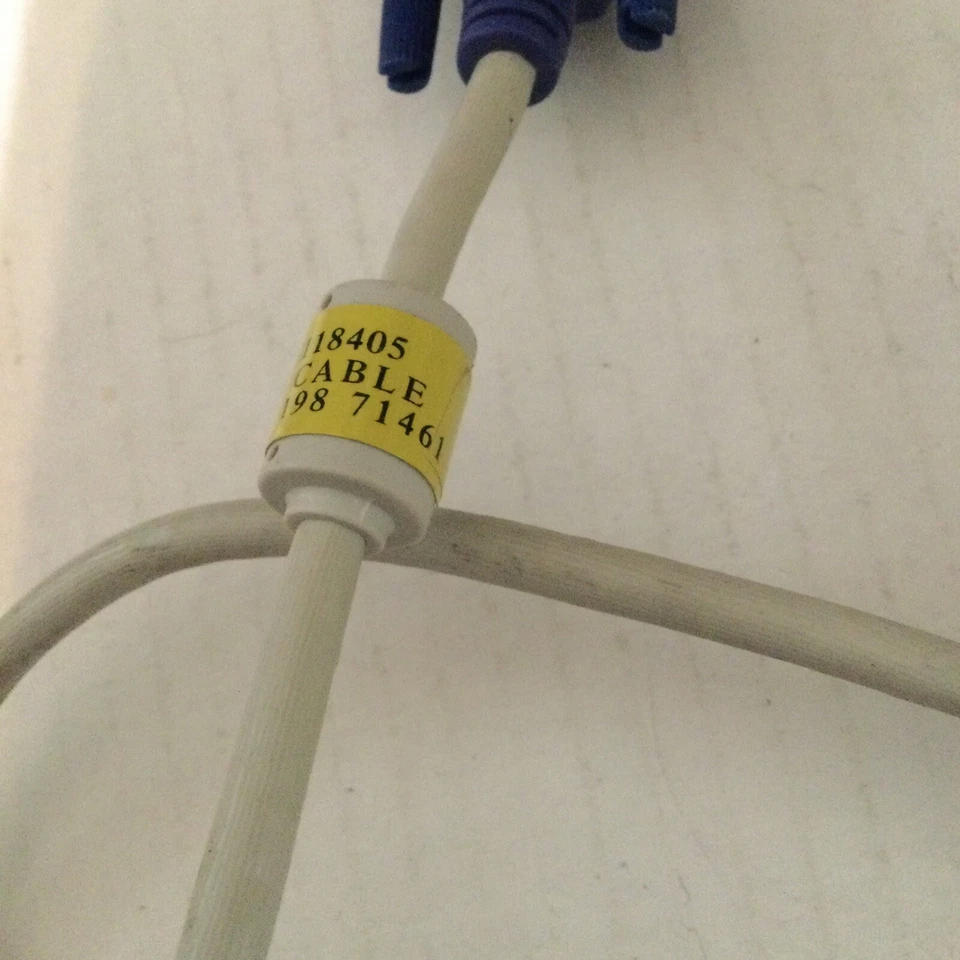 Varian Tel I/F Cable E118405 6ft. 3138 198 71461 Used - Image 4 of 4