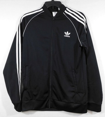 Gently Used Kids Unisex Adidas Black/White Zip Up SST Track Jacket, Sz. XL  | eBay