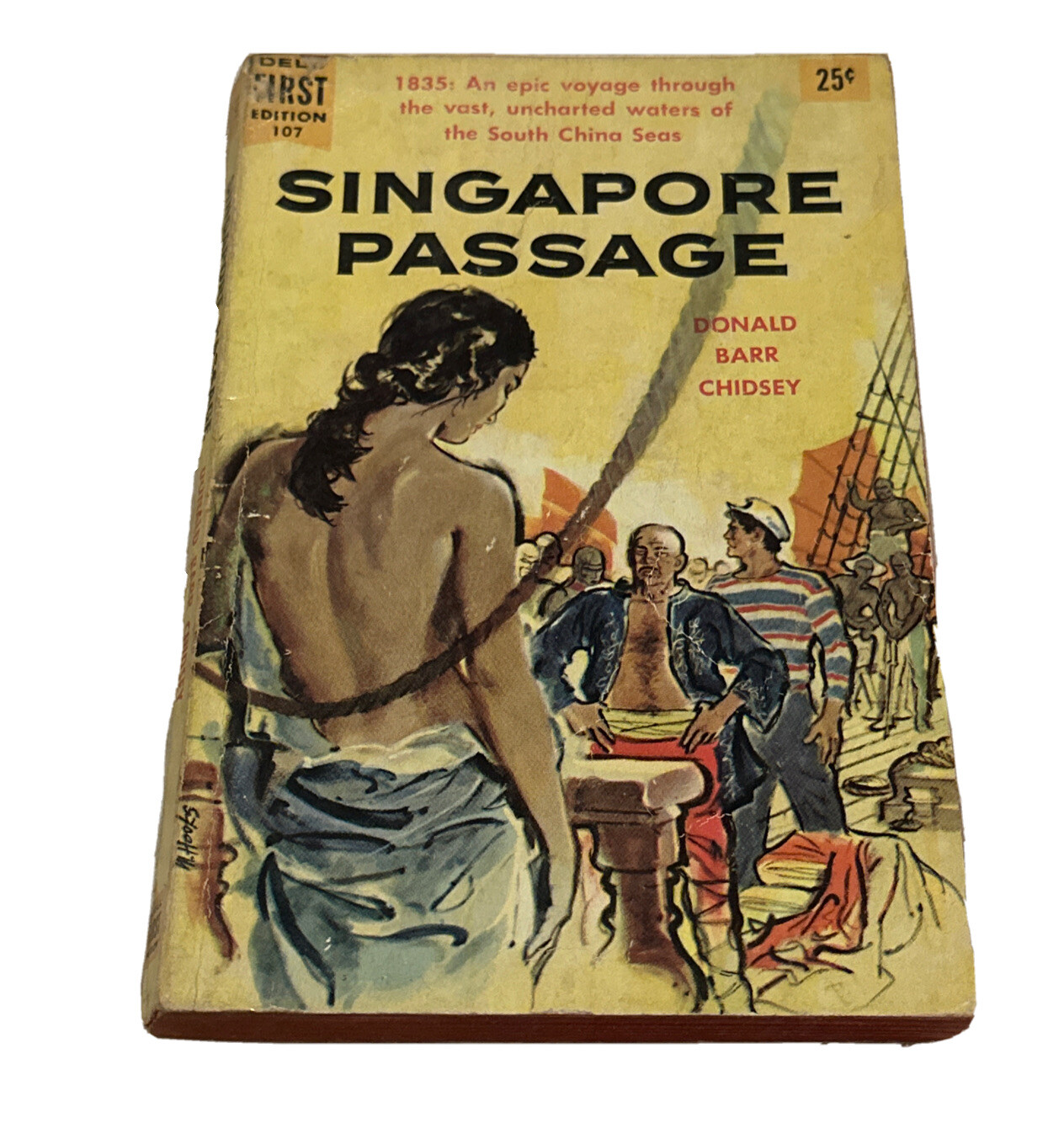 Singapore Passage Historical Fiction Paperback Book by Donald Barr Chidsey 1956