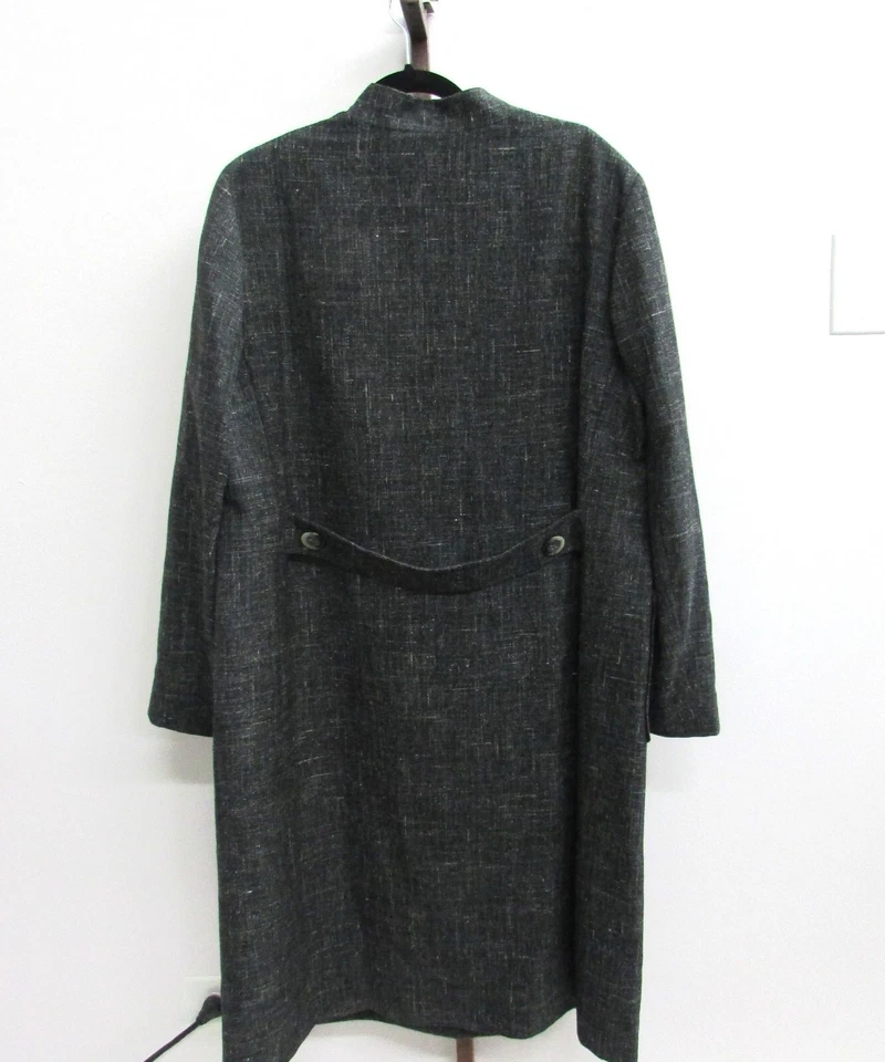 Trench coat largo plumero Lafayette 148 para mujer negro sal n peppa talla XL Foto 2 de 2