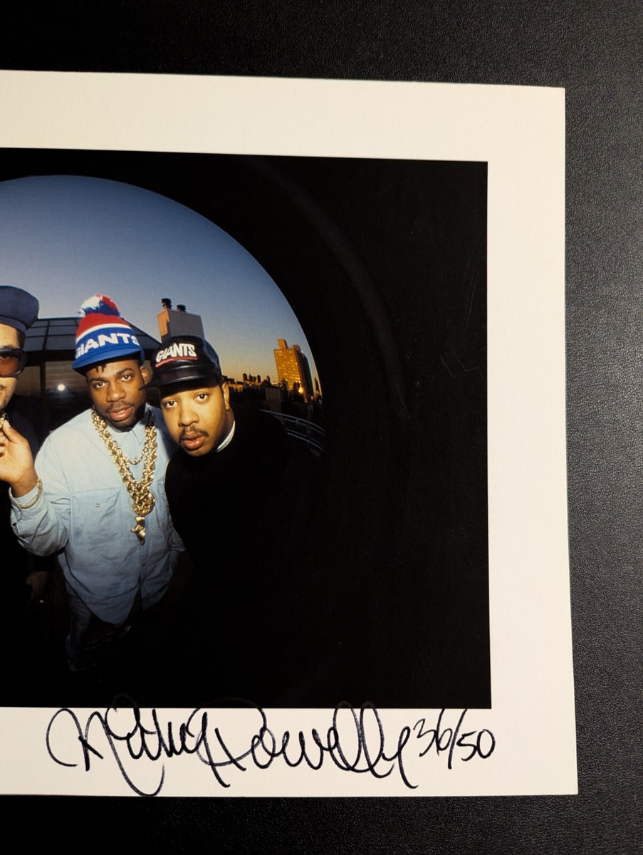 Ricky Powell Signed Photo Print - Run DMC - Rapping With The Ricky Powell Signed Photo Print - Run DMC - Rapping With The