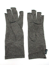 VIVE Arthritis Gloves - Unisex Rheumatoid Hand Compression - GY - Adult M - NEW