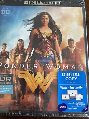 Wonder Woman (4K Ultra HD, Blu-ray, and Digital Code 2017) 883929553273 ...