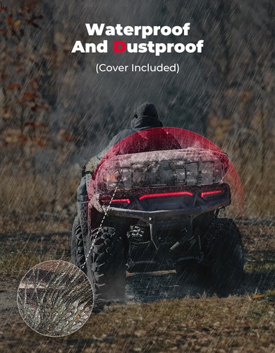 ATV Rear Seat Bag + Tank Saddle Storage Bag w/Cushion Cooler Padded Bottom Bags - Picture 7 of 22