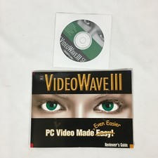 Vintage MGI VideoWave III Video Editing CD-ROM Software Windows 95 98 98SE NT