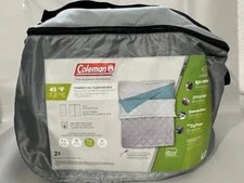 Coleman Tandem 3-in-1 Double Sleeping Bag, 45°F Queen Sized Large XL NEW