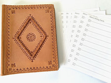 Vintage Southwest Hand Tooled Natural Saddle ...