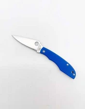 Spyderco Grasshopper Slipjoint 2.30"  Blue G-10 Handles - C138GBLP