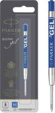 BLUE Parker Quink Gel Ballpoint Pen Refill Medium 0.7mm Factory Sealed Pack