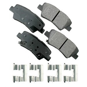 Akebono ACT1594 Disc Brake Pad Set-ProACT Ultra Premium Ceramic Pads