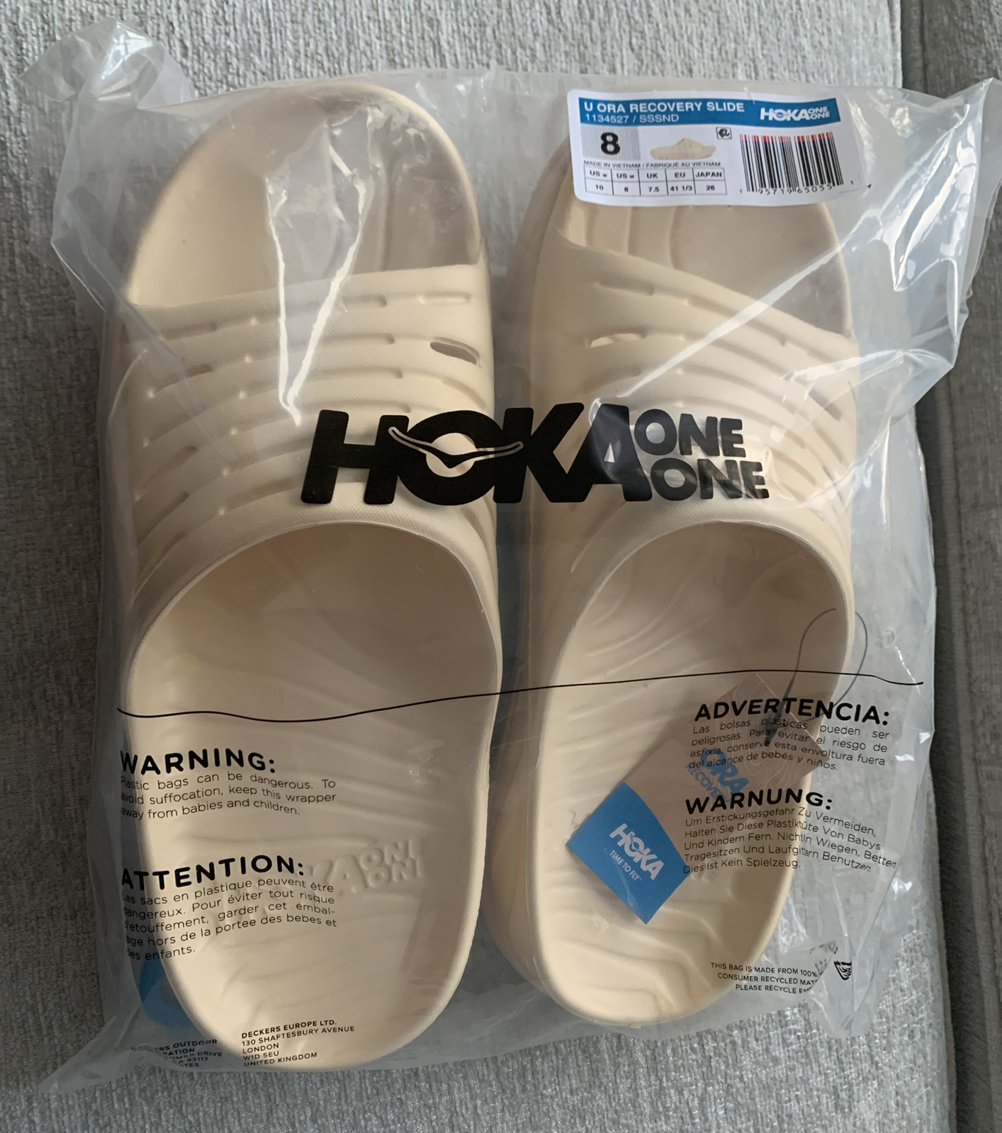 beige hoka