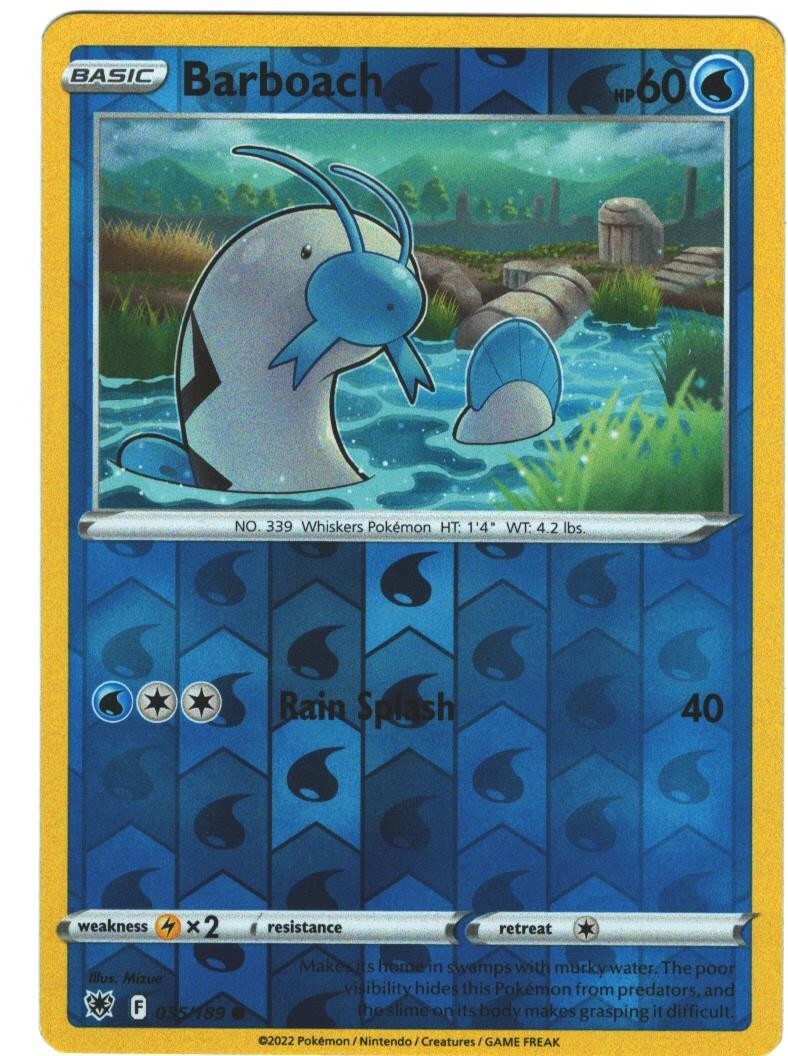 barboach pokemon card Barboach (Reverse Holo)