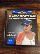 KT Tape Cotton 10" Precut Kinesiology Therapeutic Sports Roll 20 Strips Blue New