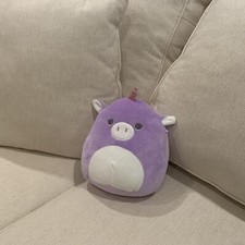 Kellytoy Squishmallow 10” - Astrid Purple Unicorn 16 inch Stuffed Animal