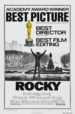 1976 Rocky Movie Poster 11X17 Rocky Balboa Italian Stallion Apollo