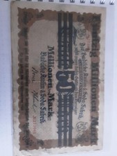 Banknot awaryjny Stoły kąpielowe Fabryka aniliny i sody 50 Mio Mk 1923 Bosch-Krell