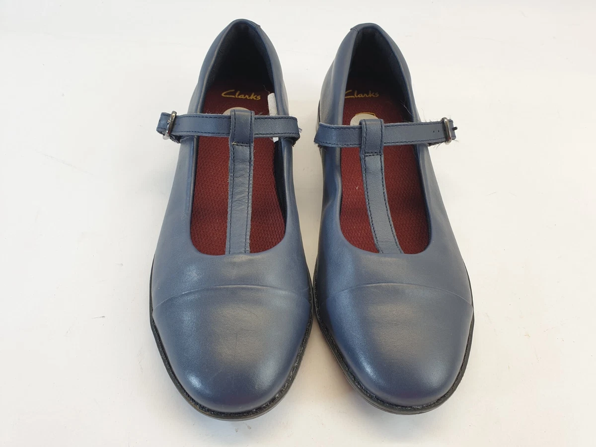 Clarks drew shine navy clearance