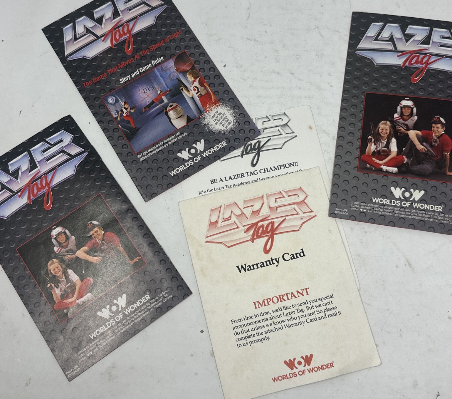 VTG 1986 Lazer Tag Game Kits Set 2 Starvest W/ Box