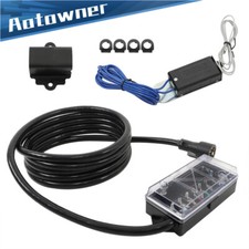 7 Way 7 Pin 16ft Trailer Cord Plug Wiring Harness Kit With 7 Gang Junction Box