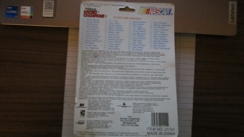RACING CHAMPIONS INC, JEFF GORDON #1 BABY RUTH, COLECTORS CARD AND DISPLAY STAND - Picture 2 of 2