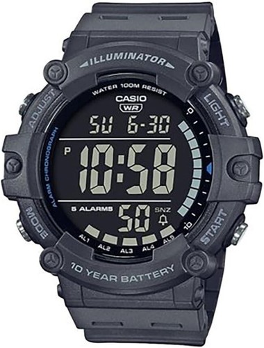 Casio Illuminator AE1500WH Series | 10-Year Battery | LED Backlight | 5-Alarms |