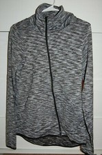New Womens Champion C9 Heather Gray Duo Dry Fleece Lined Zip Up Jacket Size XS