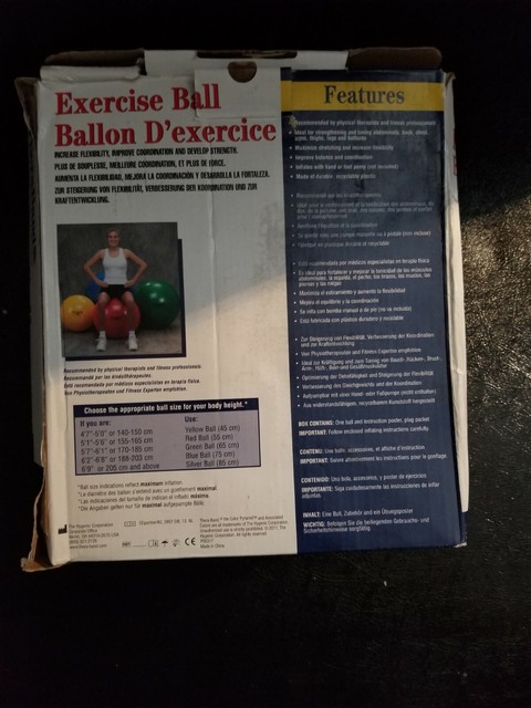 Hygenic HYG237 Plug /& Adapter for Thera-Band Exercise Balls